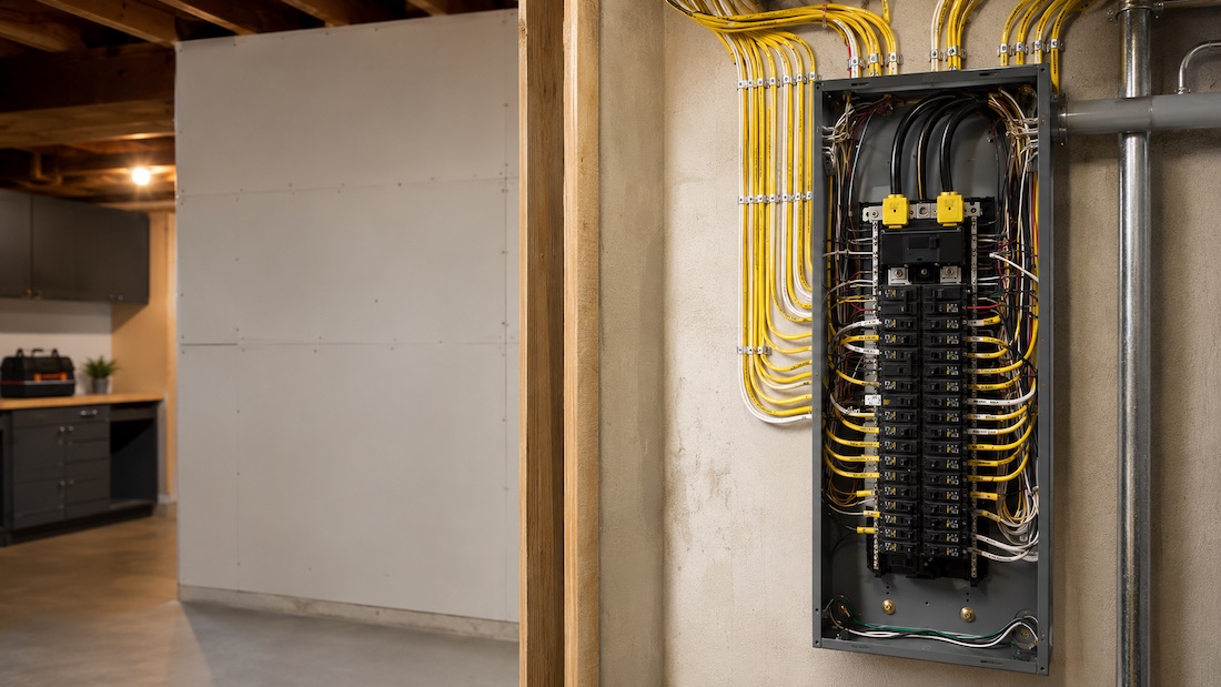 Call an electrician in Attica, OH — Austin's Home Services Home service project by Austin's Home Services in Attica, OH