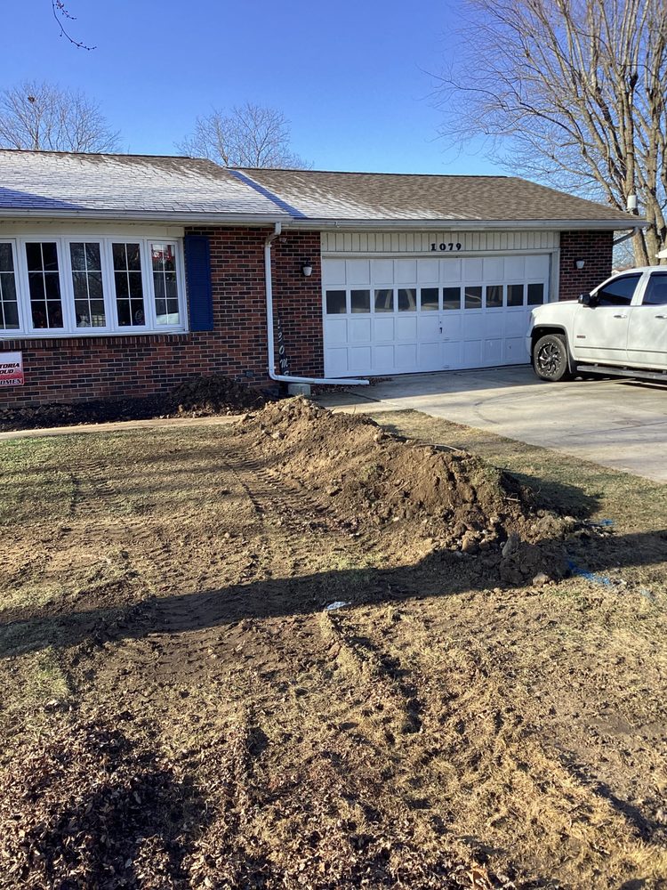 Waterline trench backfill after plumbing repair in Seneca County Waterline trench backfill after plumbing repair in Seneca County